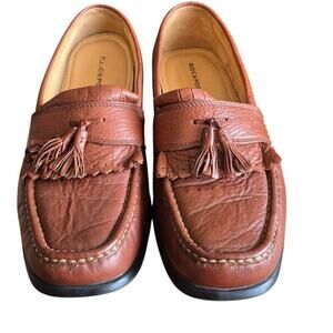 Rockport Men's Brown Leather Kiltie Tassel Loafer Shoes Size 9